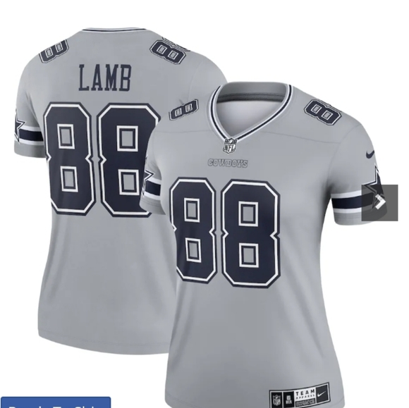 Nike Tops - NFL on the feild apparel womens grey xl dri fitCowboys jersey 88 XL